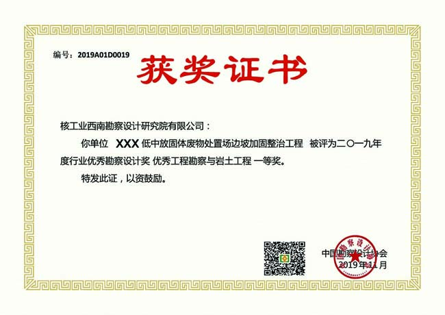 ×××低中放固體廢物處置...