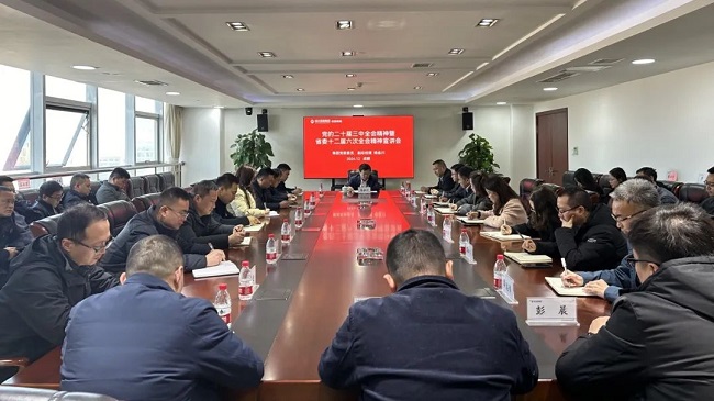 集團黨委委員、副總經(jīng)理楊金川到公司宣講黨的二十屆三中全會和省委十二屆六次全會精神