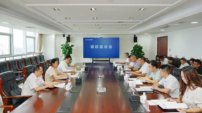 集團(tuán)領(lǐng)導(dǎo)赴公司調(diào)研